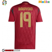 Moške Nogometnih dresov Belgija Johan Bakayoko #19 Domači EP 2024 Kratki rokavi